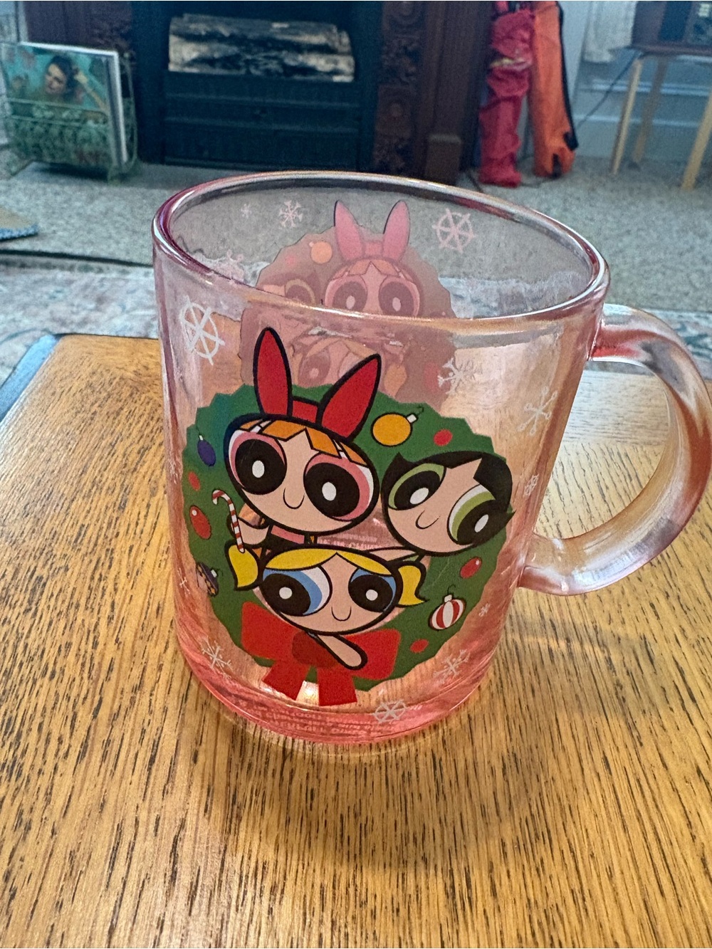 PowerPuff Girls Pink Christmas Mug